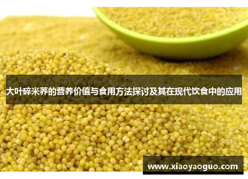大叶碎米荞的营养价值与食用方法探讨及其在现代饮食中的应用